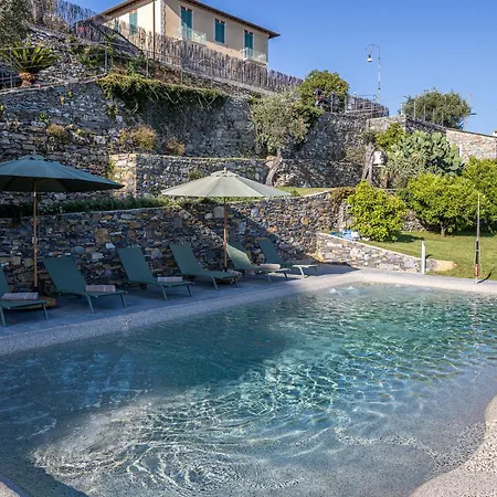 Lejlighed La Casa Gialla Relax In Collina Con Piscina Santa Margherita Ligure